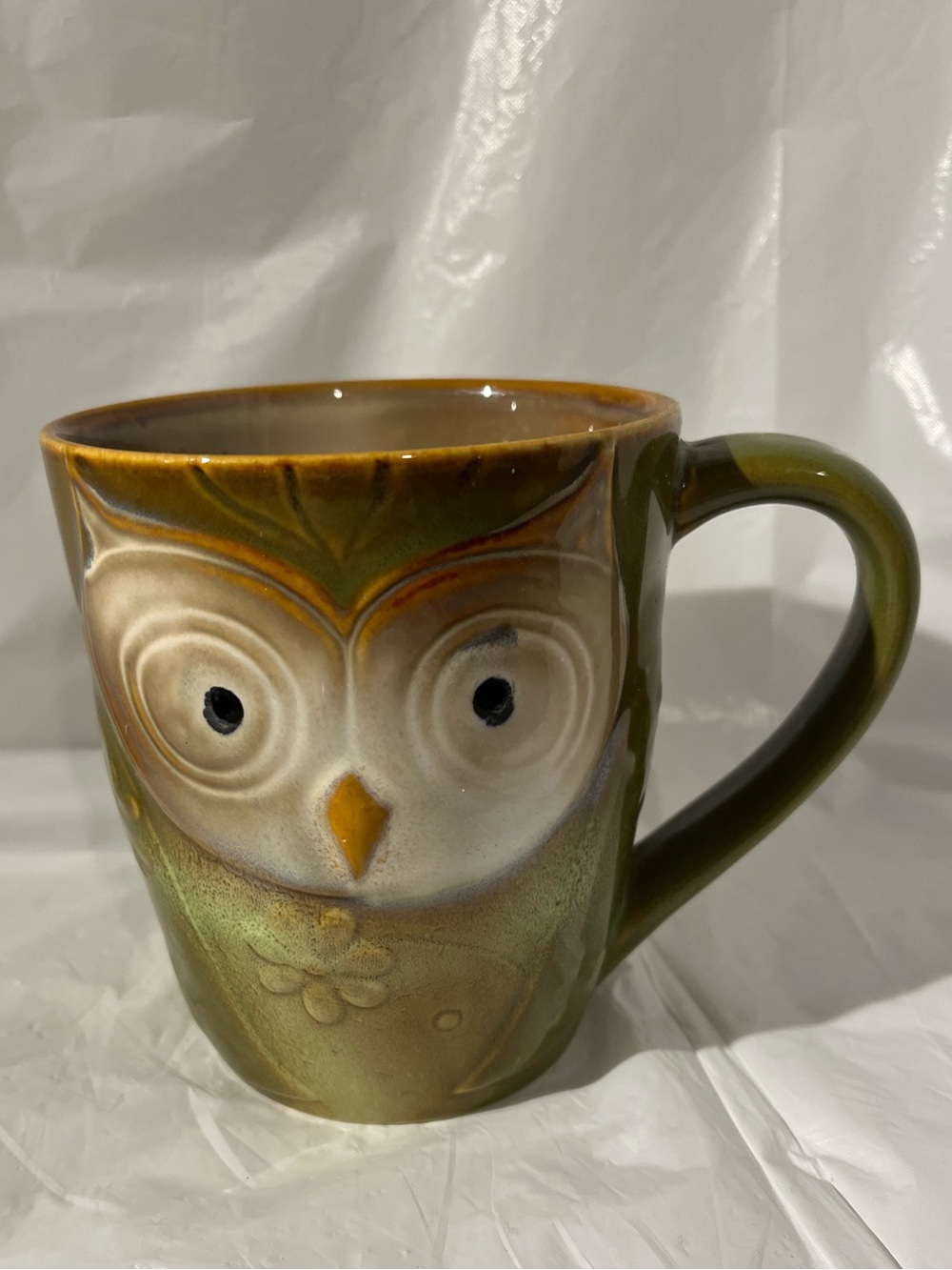 Green Gibson Design Owl City Ceramic Coffee Mug